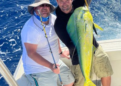 Family fin off shore fishing